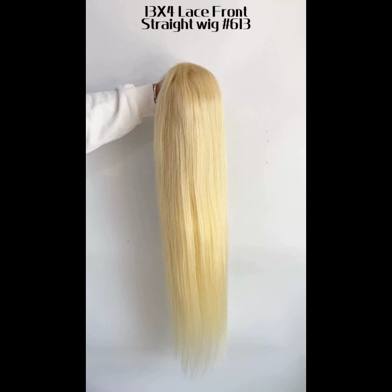 2024 Long HD 13 4 Straight Lace Wig Raw Black Female Human Hair