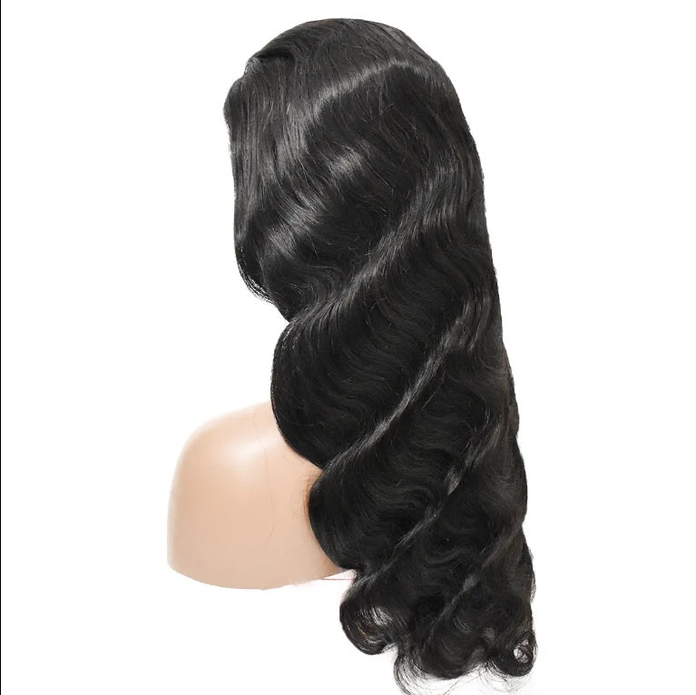 Cut From A Single Donor Virgin Female Hair Wig, 13x4 HD Body Wavy Lace Front Wig, No Tangles, No Hair Shedding