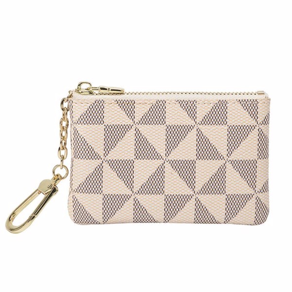 Mini Wallet With Key Ring Zipper Men's And Women's Fashion Bag Pendant Leather Classic Handbag - Not Shipped On Weekends, Banned On Amazon