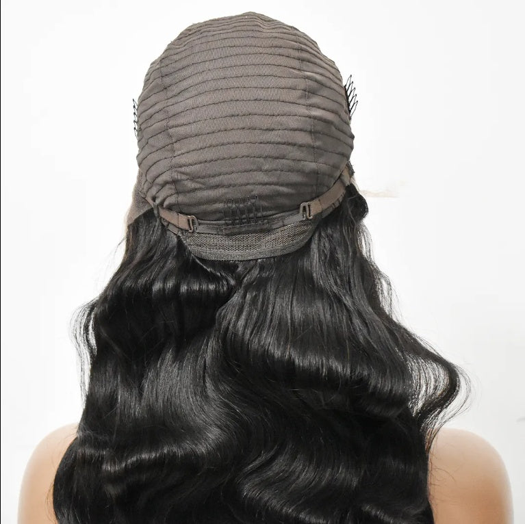 Cut From A Single Donor Virgin Female Hair Wig, 13x4 HD Body Wavy Lace Front Wig, No Tangles, No Hair Shedding