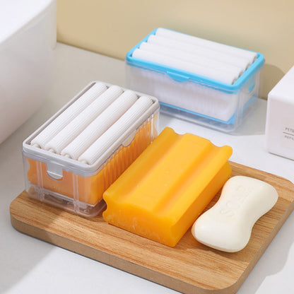 Multifunctional Hands-free Foaming Soap Dish