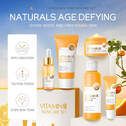 New Vitamin C Suit 5-piece Cleansing White Revitalizing Toner