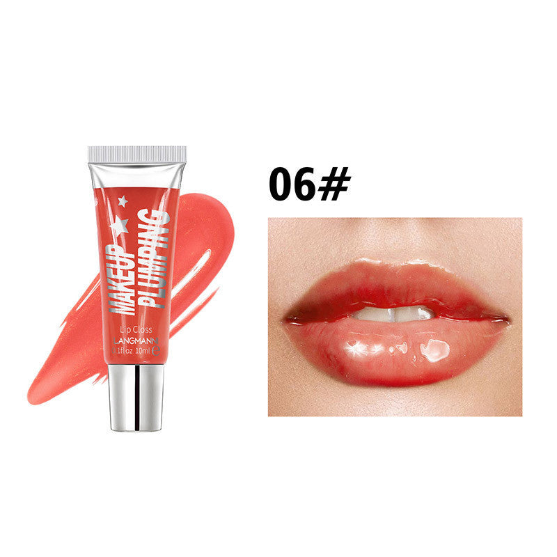 Transparent Lip Gloss Lotion Plump And Moisturize Lips