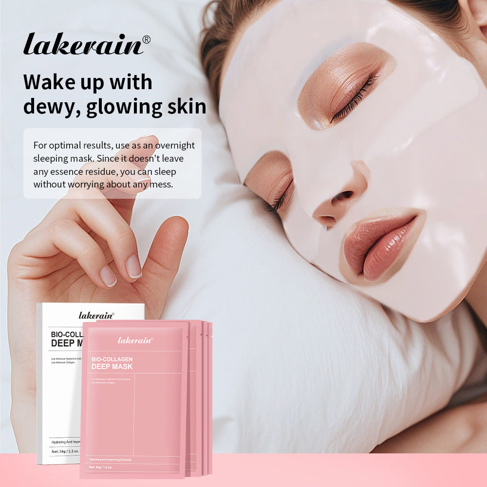 Cross-border Lakerain Collagen Facial Masks Set Face Hydrating Tight To Brighten Hydrogel Mask At Night