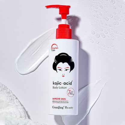 Kojic Acid Body Lotion Hydrating And Brightening Softening Skin