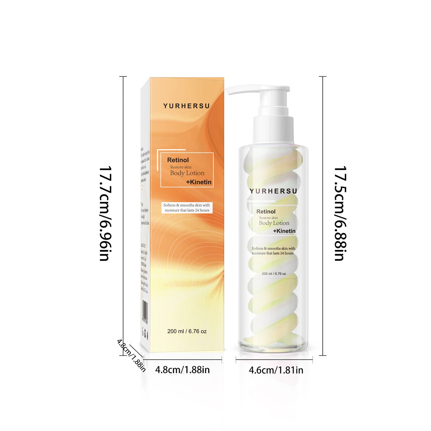 Retinol Two-color Body Lotion Softening Skin Moisturizing